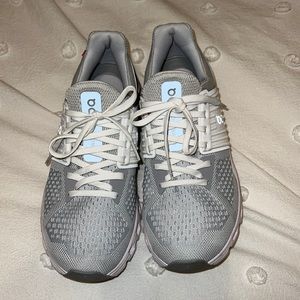 On cloud tennis shoes